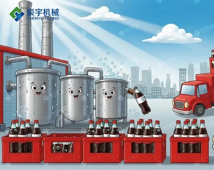 可口可樂是如何生產的？碳酸軟飲料背後的工業工程